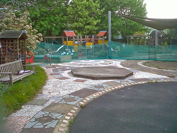 Adventure play area before refurbishment